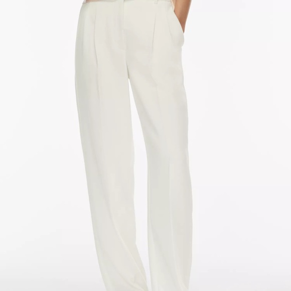 Aritzia Wilfred Effortless Pants 00 Light Birch - Picture 2 of 7
